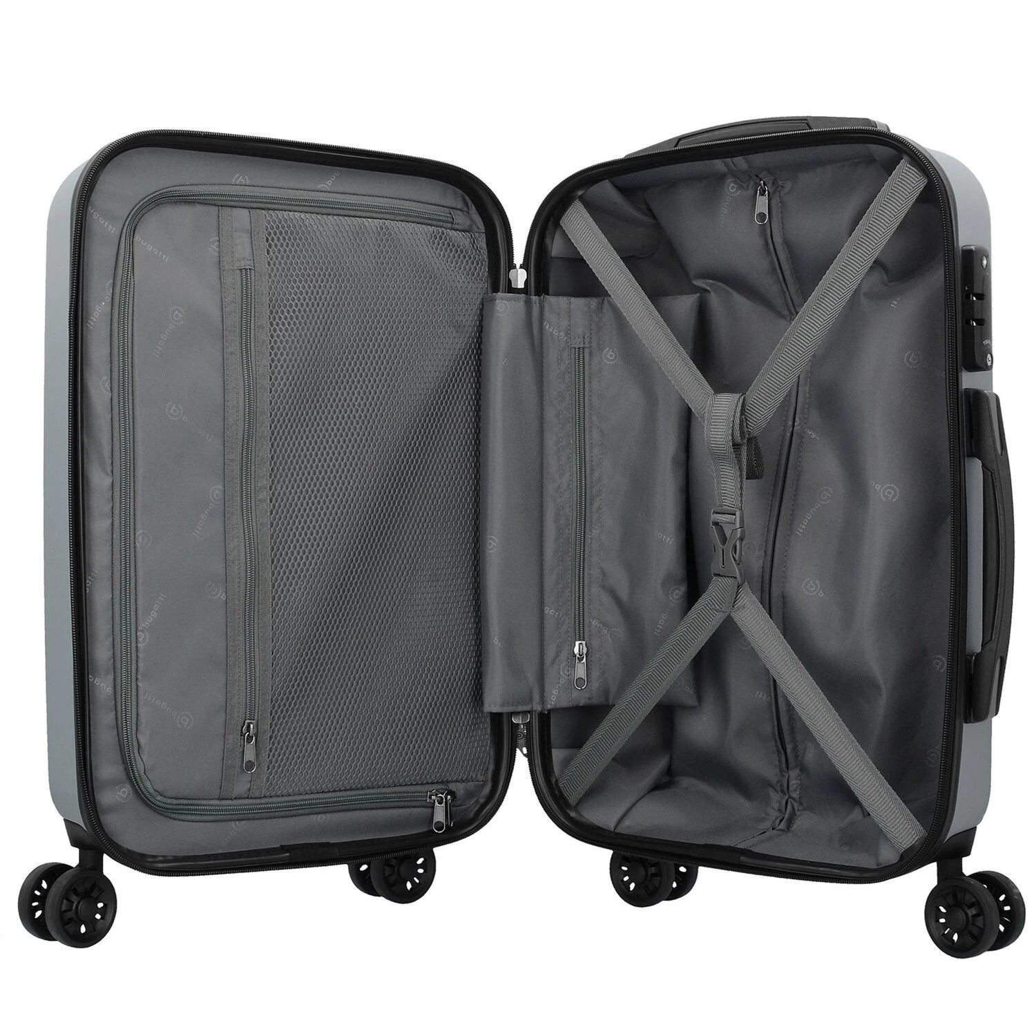 Bugatti Lima 2.0 4-Rollen Kabinentrolley 55 Cm Mit Doppelrollen 7 Bugatti Lima 2.0 4-Rollen Kabinentrolley 55 Cm Mit Doppelrollen – Bild 5